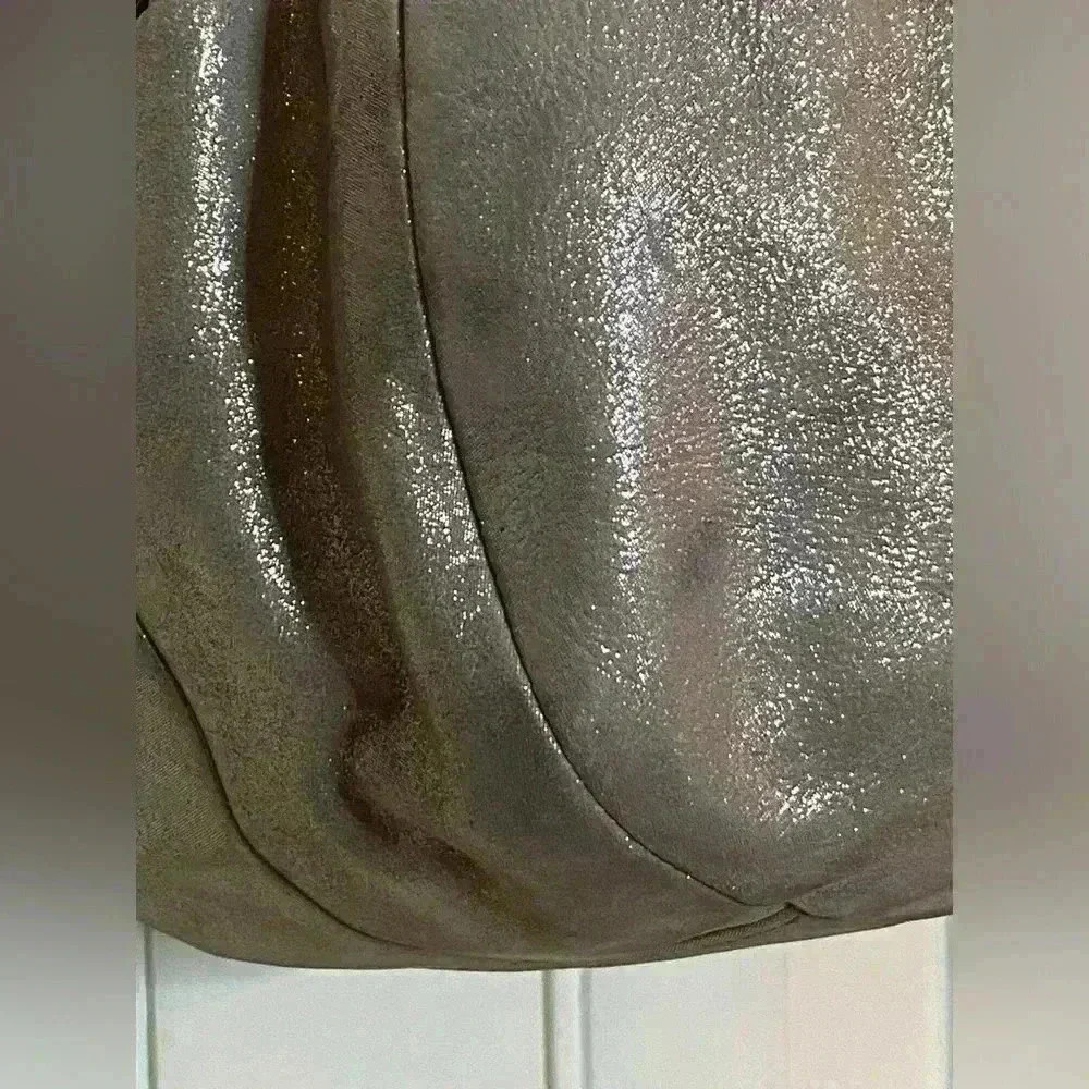 Coach Champagne Silver Sparkle Hobo - Picture 12 of 13